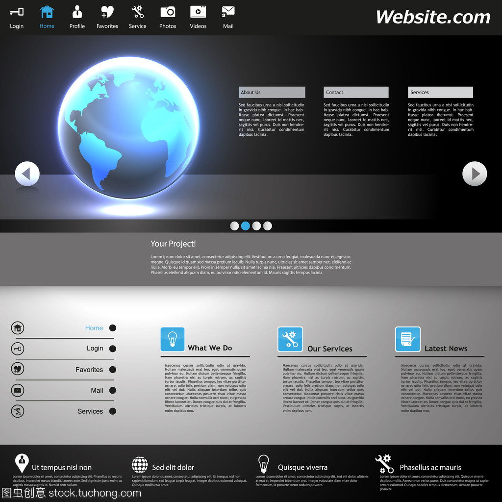 現(xiàn)代商務(wù)網(wǎng)站模板的設(shè)計(jì)思路與實(shí)現(xiàn)